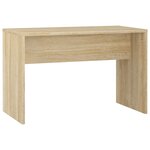 vidaXL Ensemble de coiffeuse avec LED Chêne Sonoma Bois d'ingénierie