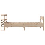vidaXL Cadre de lit sans matelas 75x190 cm bois de pin massif