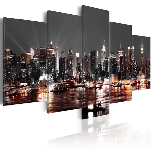 Tableau - grey city l x h en cm 200x100