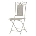 vidaXL Mobilier de bistro 3 Pièces Acier Gris