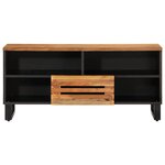 vidaXL Meuble TV 100x34x46 cm bois d'acacia massif