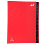 Trieur Ordonator A-Z 24 comp. Rouge EXACOMPTA