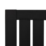 vidaXL Chaise de jardin Adirondack noir polypropylène