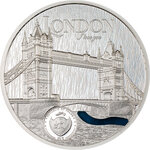 Pièce de monnaie en Argent 20 Dollars g 93.3 (3 oz) Millésime 2023 Tiffany Art LONDON