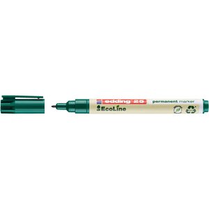 Marqueur Permanent 25 Ecoline Vert Pointe Fine 1 mm EDDING