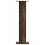 vidaXL Supports pour plantes 2 Pièces chêne marron bois d'ingénierie
