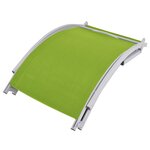 vidaXL Chaises longues pliables lot de 2 Vert Textilène