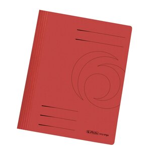 Chemise à lamelles easyorga A4 Carton Rouge HERLITZ