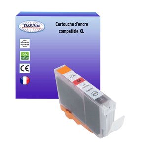 Cartouche compatible avec Canon Pixma iP3300, iP3500, iP4200, iP4300, iP4500, iP5200, iP5200R remplace Canon CLI-8 Magenta - T3AZUR