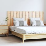 vidaXL Tête de lit murale 159 5x3x60 cm Bois massif de pin