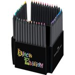 Crayon de couleur black edition  étui de 50 faber-castell