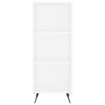 vidaXL Buffet haut Blanc 34 5x34x180 cm Bois d'ingénierie