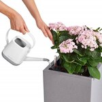 LECHUZA Jardinière CANTO Stone 30 High ALL-IN-ONE Gris pierre