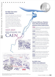 Document philatélique - 1025-2025 - Millénaire de Caen