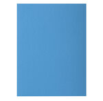 Paquet De 50 Chemises 2 Rabats Rock''s 210 - 24x32cm - Bleu - X 5 - Exacompta