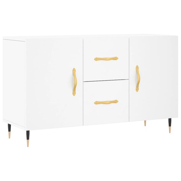vidaXL Buffet blanc 100x36x60 cm bois d'ingénierie