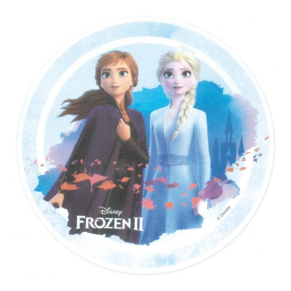Disque azyme Elsa et Anna Frozen 2 20cm - Dekora - MaSpatule