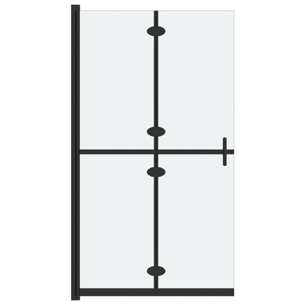 vidaXL Paroi de douche pliable Verre ESG dépoli 90x190 cm