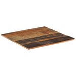 vidaXL Dessus de table carré 70x70 cm 15-16 mm Bois de récupération