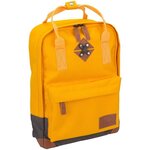 ABBEY Petit sac a dos en polyester 300T - Doublure 100% polyester - Dimensions 24 x 10 x 33 cm - Jaune