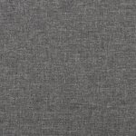 vidaXL Repose-pied Gris clair 60x60x36 cm Tissu