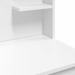 vidaXL Coiffeuse avec lumières LED blanc 96x40x142 cm