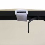vidaXL Auvent crème 4x3 m 180 g/m² tissu et acier