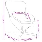 Fauteuil Œuf en Velours Rose