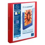 Classeur 2 Anneaux 30mm Polypropylène Chromaline 7/10e Krea Cover - A4 Maxi - Couleurs Assorties - X 15 - Exacompta