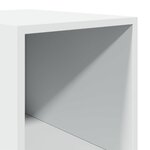 vidaXL Buffet haut blanc 30x41x185 cm bois d'ingénierie