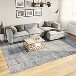 vidaXL Tapis shaggy PAMPLONA poils longs moderne bleu 240x340 cm