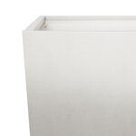 vidaXL Jardinières 2 Pièces 45x45x75 cm acier inoxydable