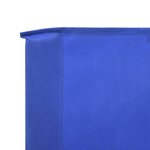 vidaXL Paravent 6 panneaux Tissu 800 x 80 cm Bleu azuré