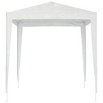 vidaXL Tente de réception 2x2 m Blanc
