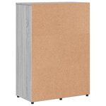 vidaXL Buffets 2 Pièces sonoma gris 60x31x84 cm bois d'ingénierie