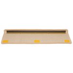 vidaXL Tapis d'escalier 15 Pièces 65x21x4 cm Marron