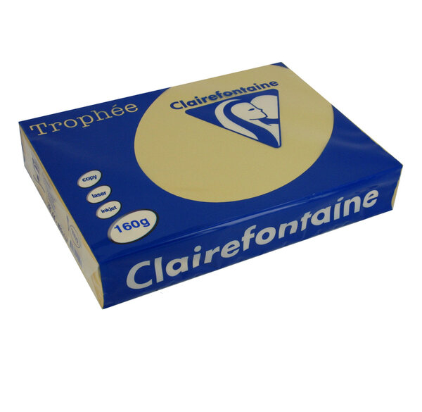 Ramette 250 Feuilles Papier 160g A4 210x297 mm Certifié FSC CARAMEL TROPHÉE