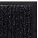 vidaXL Tapis d'entrée PVC Noir 120 x 180 cm