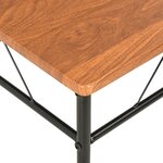 vidaXL Chaises à manger lot de 2 marron MDF