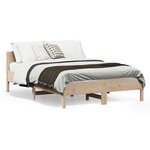 vidaXL Cadre de lit sans matelas 140x190 cm bois de pin massif