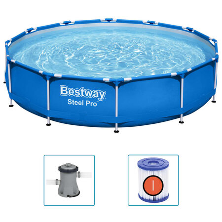 Bestway Piscine à cadre Steel Pro 366x76 cm