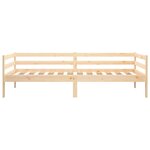 vidaXL Lit de jour 80x200 cm Bois de pin massif