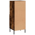 vidaXL Buffet Chêne fumé 34 5x34x90 cm Bois d'ingénierie