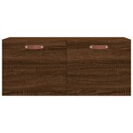 vidaXL Armoire murale chêne marron 80x36 5x35 cm bois d'ingénierie