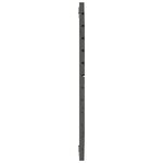vidaXL Tête de lit murale Gris 126x3x91 5 cm Bois massif de pin