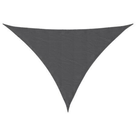 vidaXL Voile de parasol tissu oxford triangulaire 3x4x4 m anthracite