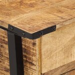 vidaXL Table de chevet 40x30x42 cm bois de manguier massif