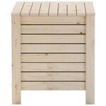 vidaXL Boîte de rangement avec couvercle RANA bois massif de pin