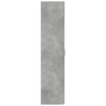 vidaXL Buffet haut gris béton 40x42 5x185 cm bois d'ingénierie