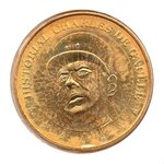 Mini médaille monnaie de paris 2009 - historial charles de gaulle